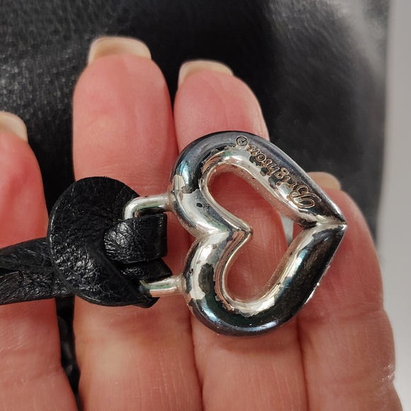 Brighton Black Leather Shoulder Bag Double Strap - Picture 8 of 15